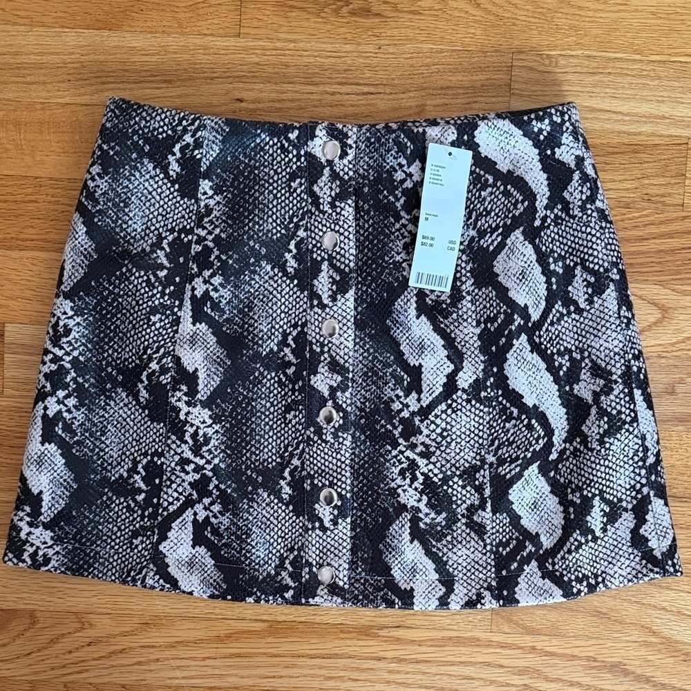 NWT Urban Outfitters Snake Print Skirt